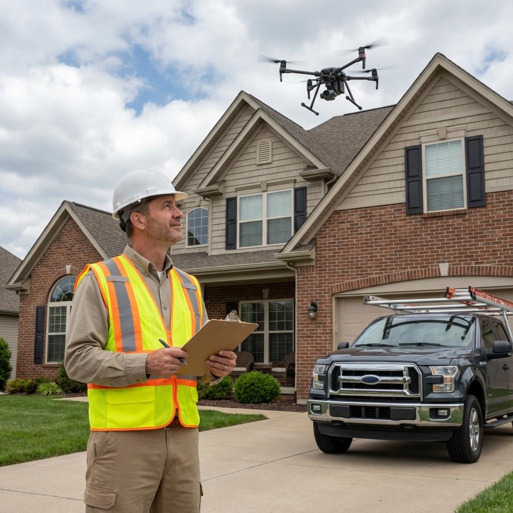 Professional storm damage roof inspection and repair - Gladiator Exteriors